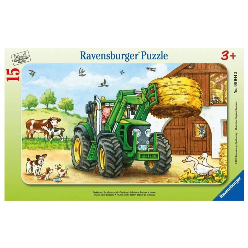 Ravensburger plaatpusle 15 tk Traktor