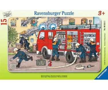 Ravensburger Frame Puzzle 15 pc Fire Truck