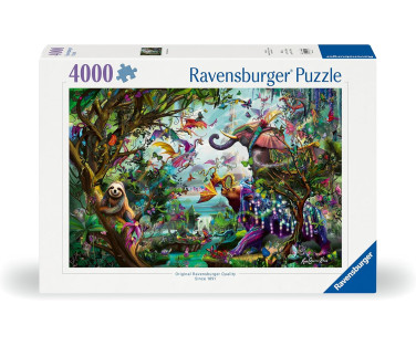 Ravensburger pusle 4000 tk Troopika draakonid