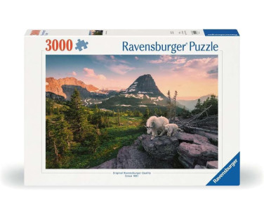 Ravensburger Puzzle 3000 pc With an Alpine Ibex Kid