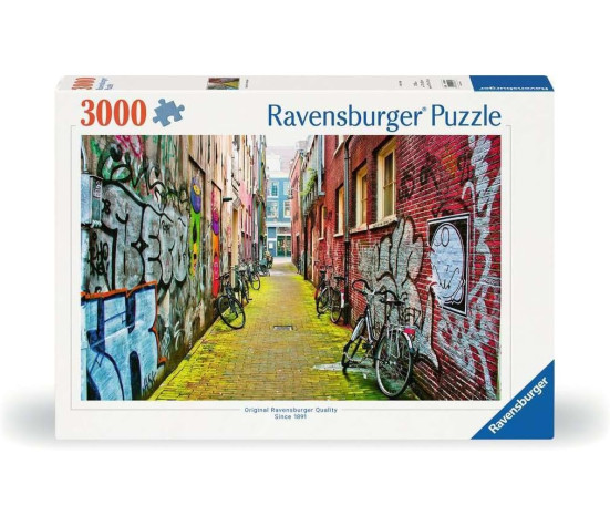 Ravensburger Puzzle 3000 pc Street Art in Amsterdam