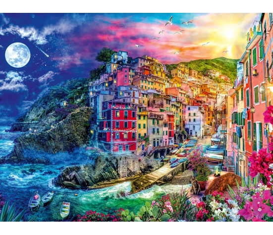 Ravensburger pusle 2000 tk Värviline Cinque Terre