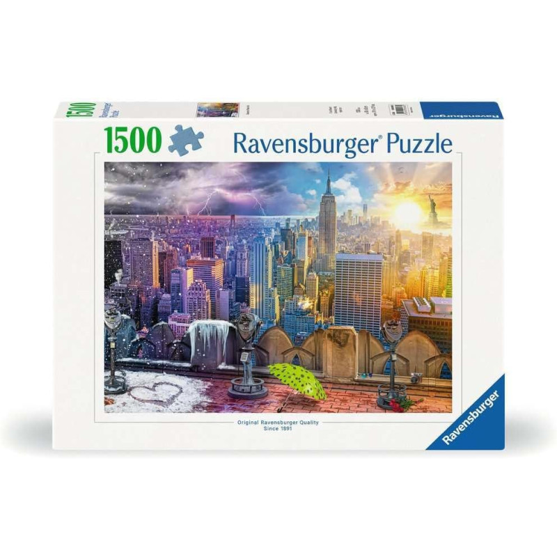 Ravensburger pusle 1500 tk Aastaajad New Yorkis