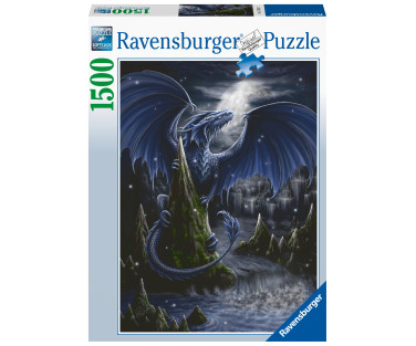 Ravensburger pusle 1500 tk Must draakon