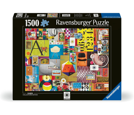 Ravensburger pusle 1500 tk Eamese variatsioonid