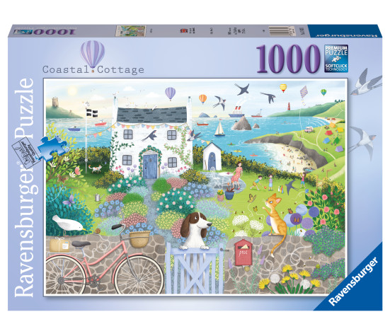 Ravensburger pusle 1000 tk Mereäärne kodu