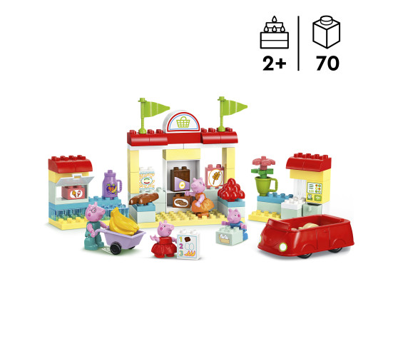 LEGO DUPLO Põrsas Peppa Supermarket