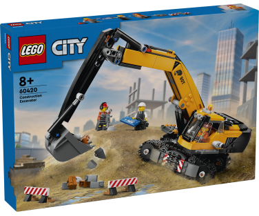 LEGO City Yellow Construction Excavator