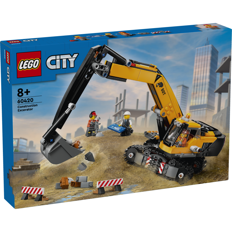 LEGO City Yellow Construction Excavator