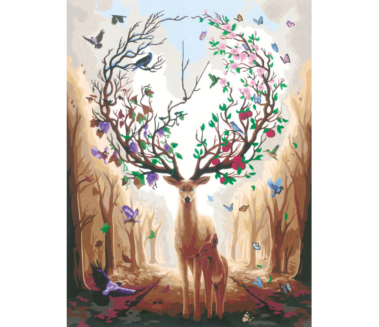 Ravensburger Paint by Number Magic Deer