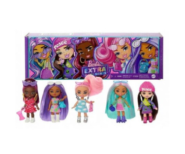 Barbie Extra Mini Minis nukud 5 tk komplektis