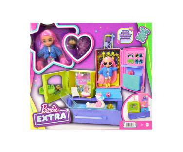 Barbie Extra Mini nuku ja lemmiklooma mängukomplekt