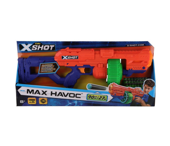 Zuru X-Shot mängupüstol Excel Havoc + 24 noolt