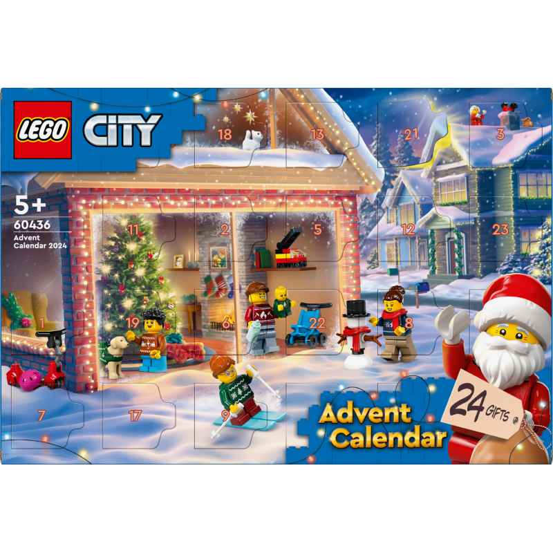 Lego City 2024 advendikalender 60436