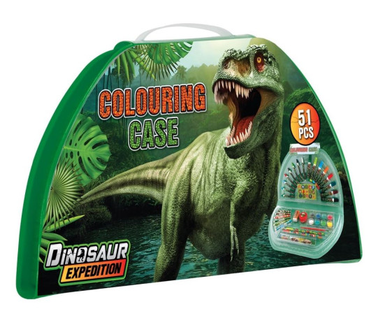 Joonistamise komplekt Dinosaurus, 51 osa