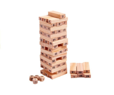 Puidust Jenga, 54 osa