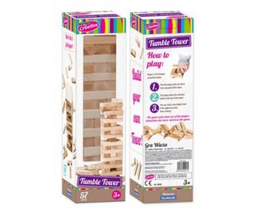 Lauamäng Jenga puidust 57 tk