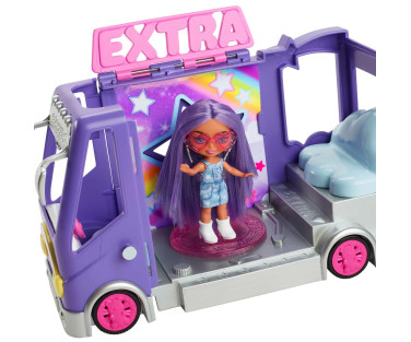 Barbie® Extra Mini Minis nukk ja matkabuss