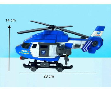 Helikopter Politsei heli ja valgusega