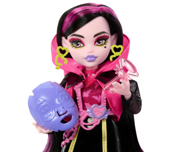 Monster High kirstukujuline üllatuskapp, neoonseeria Draculaura