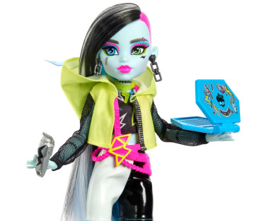 Monster High kirstukujuline üllatuskapp, neoonseeria Frankie