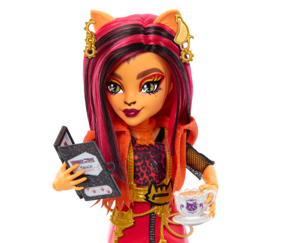 Monster High kirstukujuline üllatuskapp, neoonseeria Toralei