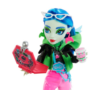 Monster High kirstukujuline üllatuskapp, neoonseeria Ghoulia