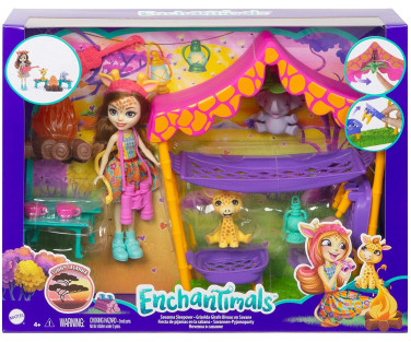 Enchantimals kaelkirjaku Griselda safari mängukomplekt