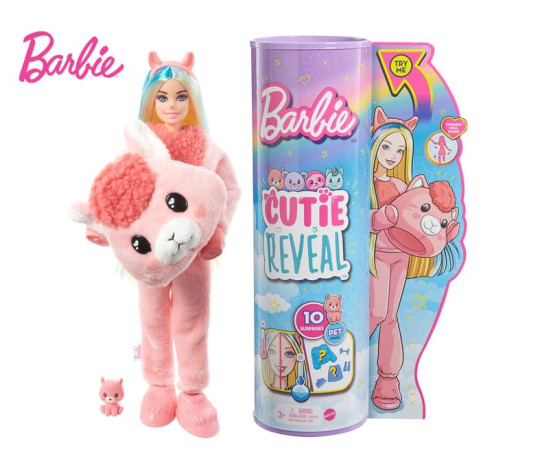 Barbie® Cutie Reveal Dreamland üllatusnukud - Laama