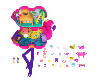 Polly Pocket® flamingo mängutoos