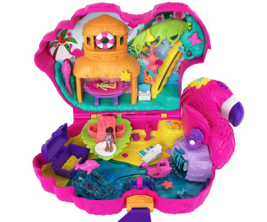 Polly Pocket® flamingo mängutoos