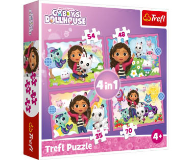 Trefl pusle Gabby Dollhouse komplekt 4 tk