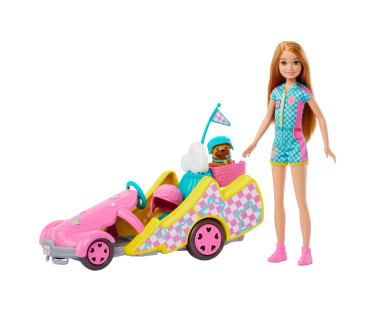 Barbie® Go-Kart ja nukk Stacie