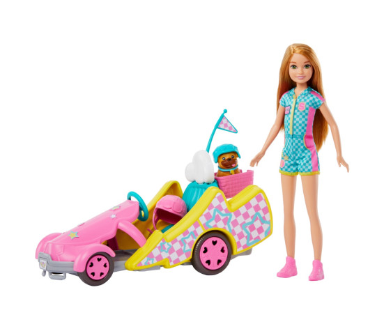 Barbie® Go-Kart ja nukk Stacie