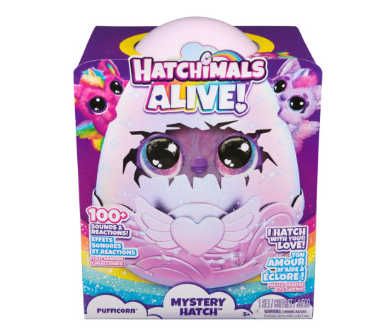 Hatchimals interaktiivne mänguasi Hatchimals Alive Pufficorn