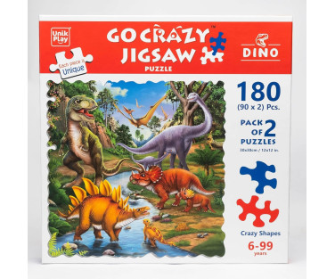 Pusle Jigsaw Dino saurus 2 x 90 tk