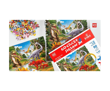 Pusle Jigsaw Dino saurus 2 x 90 tk