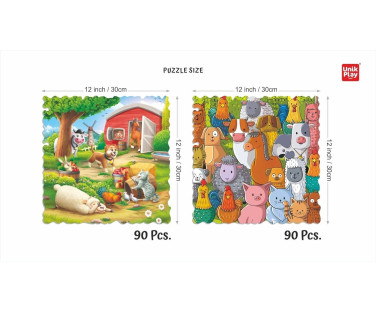 Pusle Jigsaw Farm 2 x 90 tk