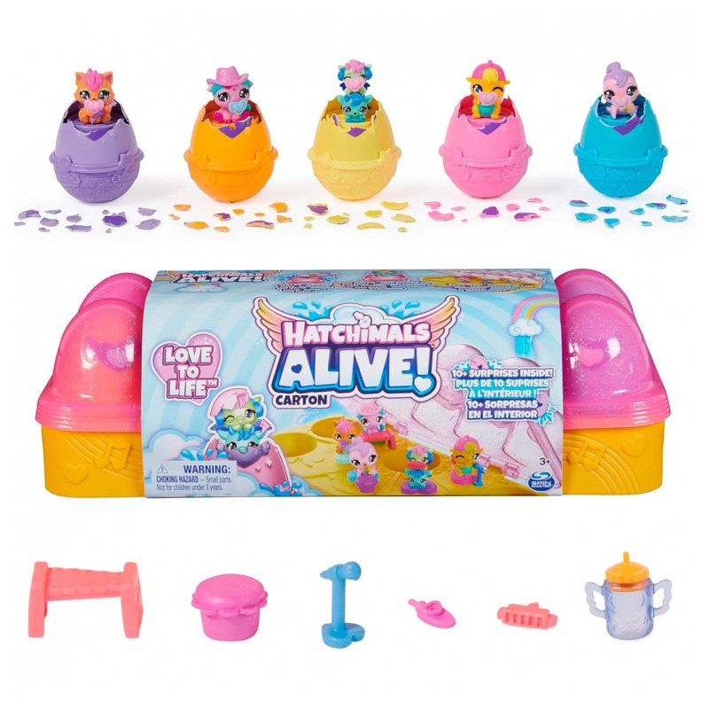 Hatchimals Alive 5 tk pakis