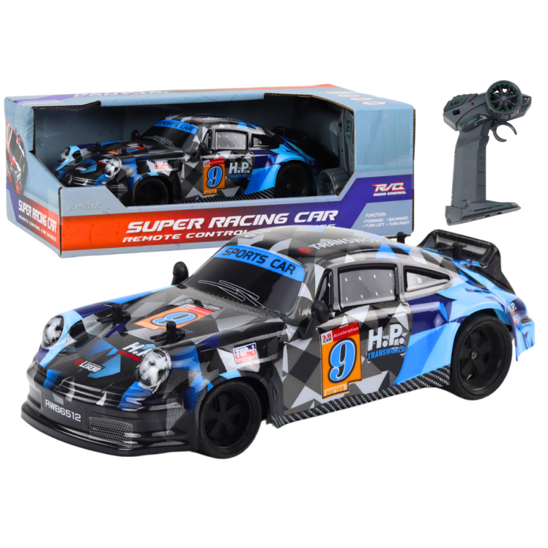 Puldiauto Drift Blue 1:18