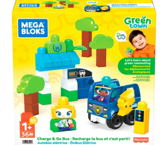 Mega Bloks Green Town & Go Bus ehituskomplekt