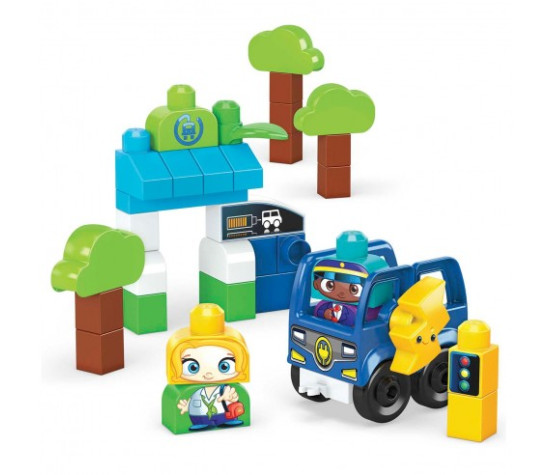 Mega Bloks Green Town & Go Bus ehituskomplekt