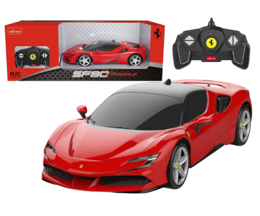 Rastar puldiauto Ferrari SF90 1:18, punane